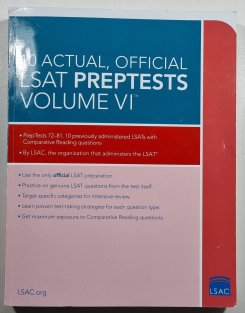 10 Actual, Official LSAT Preptests - Volume VI.
