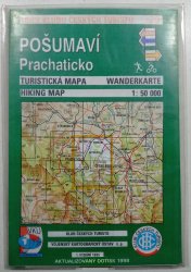 mapa - KČT 70 - Pošumaví - Prachaticko - 1:50 000