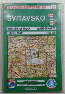 mapa - KČT 50 - Svitavsko