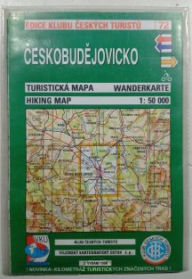 mapa - KČT 72 - Českobudějovicko