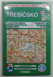 mapa - KČT 80 - Třebíčsko
