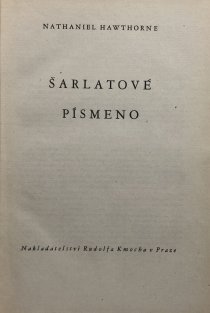 Šarlatové písmeno