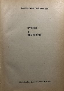 Rychle a bezpečně