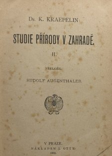 Studie přírody v zahradě II., Divy prasvěta