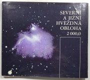 Severní a jižní hvězdná obloha 2000,0 - 