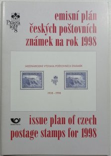 Emisní plán českých poštovních známek na rok 1998
