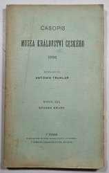 Časopis Musea království Českého 1896 / ročník 70 / 2. svazek - 