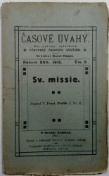 Časové úvahy č. 2 ročník XVII. /1913 - Sv. missie - 