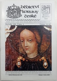 Dědictví koruny české - Ročník VIII., č. 1