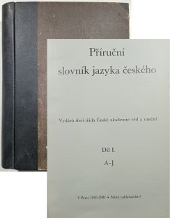 Příruční slovník jazyka českého - 1.díl -A-J