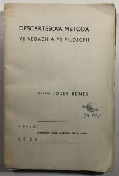 Descartova metoda ve vědách a ve filosofii - 