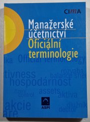 Manažerské účetnictví - Oficiální terminologie - 