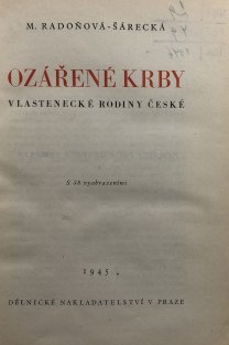 Ozářené krby vlastenecké rodiny české