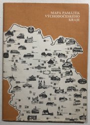 Mapa památek východočeského kraje - 