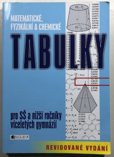 Matematické, fyzikální a chemické tabulky pro SŠ a nižší ročníky víceletých gymnázií