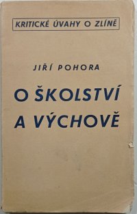 O školství a výchově