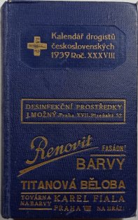 Kalendář drogistů československých /ročník 1939/