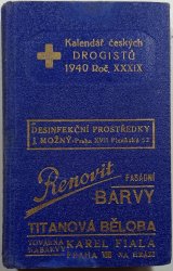 Kalendář drogistů československých /ročník 1940/ - 