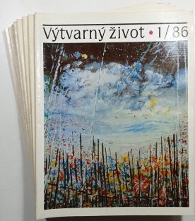 Výtvarný život (konvolut) - ročník 31/ 1986 (10 čísel slovensky)