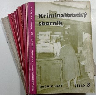 Kriminalistický sborník - konvolut  / 1967