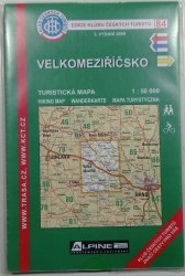 mapa - KČT 84 - Velkomeziříčsko - 1:50 000