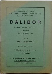 Dalibor - Opera o třech jednáních