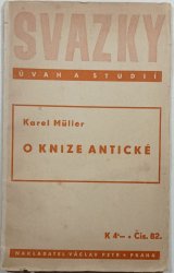 O knize antické - 