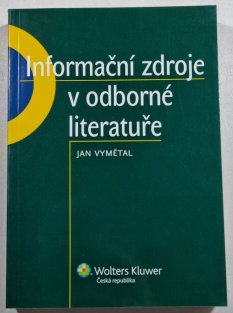 Informační zdroje v odborné literatuře