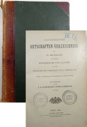 Allgemeines Ortschaften - Verzeichniss der im Reichsrathe vertretenen Königreiche und Länder - 