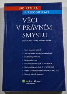 Judikatura k rekodifikaci - Věci v právním smyslu