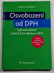 Osvobození od DPH - Vybrané oblasti včetně § 56 zákona o DPH