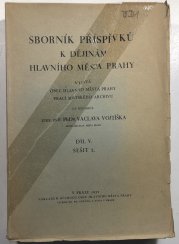 Sborník příspěvků k dějinám hlavního města Prahy V./2 - 