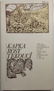 Kapka rosy tekoucí