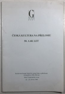 Česká kultura na přelomu 50. a 60. let