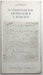 O stadionských archiváliích a knihách - 