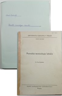 Právnická terminologie latinská