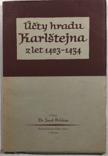 Účty hradu Karlštejna z let 1423-1434
