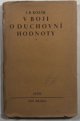 V boji o duchovní hodnoty - 