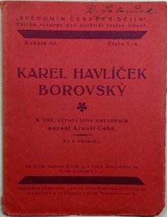 Karel Havlíček Borovský - k 100.výročí jeho narozenin