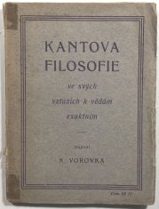 Kantova filosofie ve svých vztazích k vědám exaktním - 