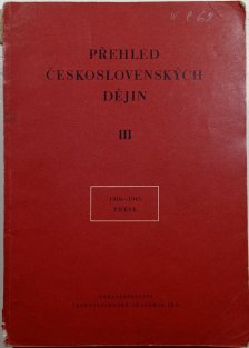 Přehled československých dějin III. (1918-1945)
