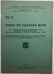 Terén ve vojenské mapě, přír .74 - 