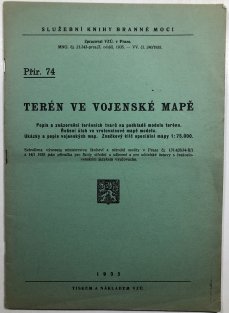 Terén ve vojenské mapě, přír .74