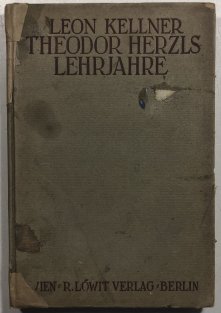 Theodor Herzls Lehrjahre 1860-1895