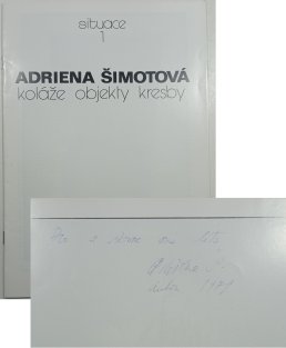Adriena Šimotová - koláže, objekty, kresby