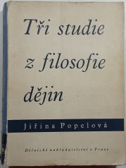Tři studie z filosofie dějin - 