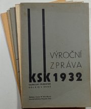 XXIV - XXVIII. Výroční zpráva - Kaunicových studentských kolejí v Brně ( 5 sešitů) - 