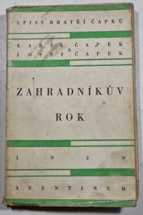 Zahradníkův rok ( 1. vydání )