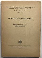 Onomastica slavogermanica I. - 