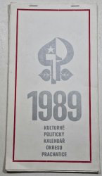 Kulturně politický kalendář okresu Prachatice na rok 1989 - 